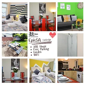 Holiday home Epicsa - 3 Bedroom Family & Corporate Stay, Garden And Free Parking, Cambridge (Cambridgeshire)